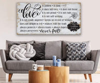 Love Is Patient - Canvas