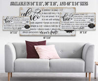 Love Is Patient - Canvas