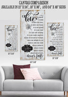 Love Is Patient - Vertical - Canvas