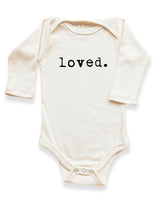 Loved. Organic Baby Bodysuit Long Sleeve