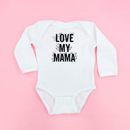 Love My Mama - Floral - Child Long Sleeve Tee