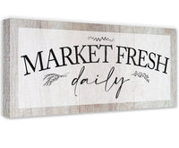Market Fresh Daily - Canvas