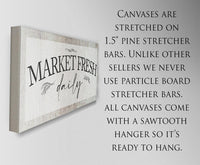 Market Fresh Daily - Canvas