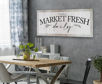 Market Fresh Daily - Canvas
