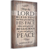 May The Lord Bless - Canvas