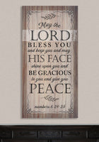 May The Lord Bless - Canvas