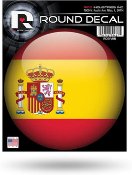 Spain World Cup Soccer Round Decal