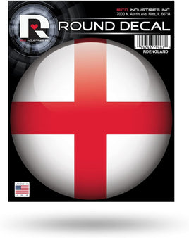 England World Cup Soccer Round Decal