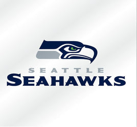 Seattle Seahawks 3 Inch Flat Static Cling Decal