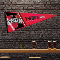 Valdosta State University Blazers Soft Felt Pennant, Primary Design, 12x30 Inch, Easy To Hang