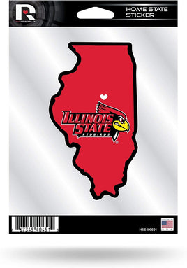 University of Illinois Illini 5 Inch Sticker Decal, Home State Design, Flat Vinyl, Full Adhesive Backing