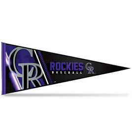 Rico NPNT6401 Colorado Rockies Soft Felt 12" X 30" Pennant With Header Card