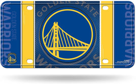 Golden State Warriors Metal Auto Tag License Plate, Jersey Design, 6x12 Inch