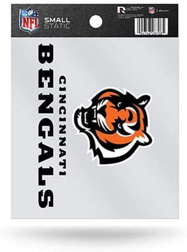 NFL Cincinnati Bengals Small Static Cling Decal