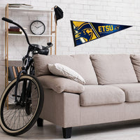 East Tennessee State University Buccaneers Soft Felt Pennant, Primary Logo, 12x30 Inch