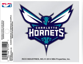 Charlotte Hornets 3 Inch Static Cling Decal