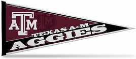 Texas A&M University Aggies Soft Felt Pennant, Primary Design, 12x30 Inch, Easy To Hang
