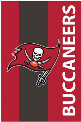 Tampa Bay Buccaneers Garden Flag Premium 13x18 Nylon APPLIQUE & Embroidered Banner
