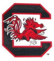 NCAA South Carolina Fighting Gamecocks Small Static Cling Decal