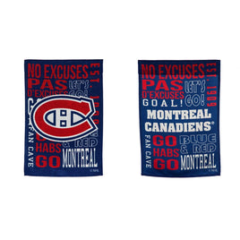 Montreal Canadiens Premium Garden Flag Banner, Double Sided, 13x18 Inch