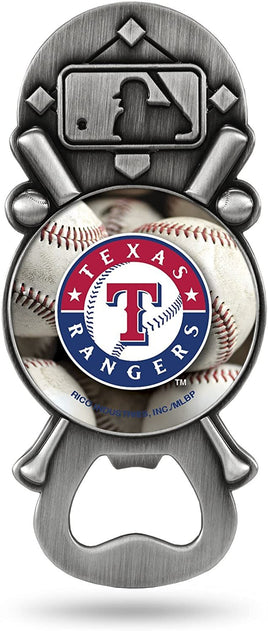 Texas Rangers Premium Pewter Metal Bottle Opener Magnetic Party Starter