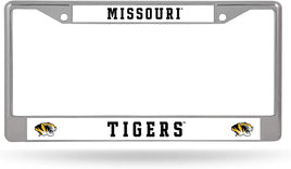University of Missouri Tigers Premium Metal License Plate Frame Chrome Tag Cover, 12x6 Inch