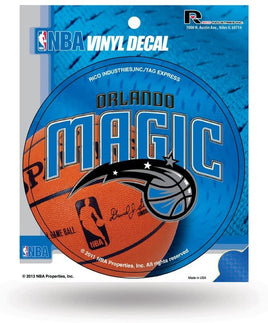 Orlando Magic 4 Inch Flat Round Decal Sticker Full Adhesive Backing