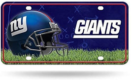 New York Giants Metal Auto Tag License Plate, Helmet Design, 12x6 Inch