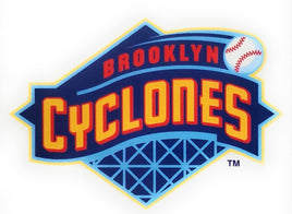 Brooklyn Cyclones 3 Inch Flat Static Cling Decal