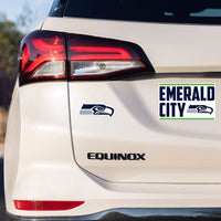 University of Miami Hurricanes Double Up Die Cut Sticker Decal Sheet, 4x8 Inch