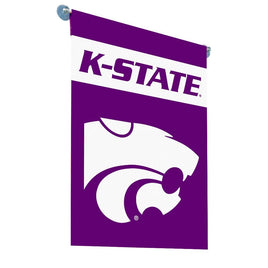 Kansas State University Wildcats Premium Double Sided Garden Flag, Country Design, 13x18 Inch, Display Pole Sold Separately