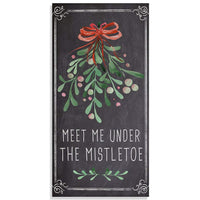 Meet Me Under The Mistletoe - Canvas