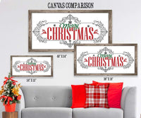 Merry Christmas 5 - Canvas
