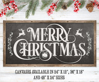 Merry Christmas - Canvas