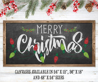 Merry Christmas 6 - Canvas