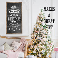 Merry Christmas Happy New Year - Canvas