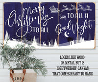 Merry Christmas To All - Canvas