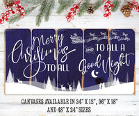 Merry Christmas To All - Canvas