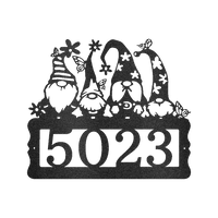 Gnome Address Personalized Gifts - Custom Metal Sign