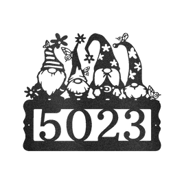 Gnome Address Personalized Gifts - Custom Metal Sign