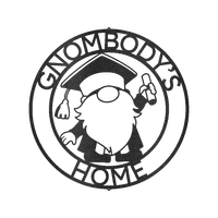 Gnome Graduation Gift Personalized Gifts - Custom Metal Sign