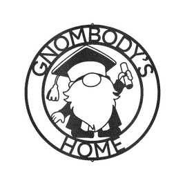 Gnome Graduation Gift Personalized Gifts - Custom Metal Sign