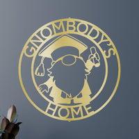 Gnome Graduation Gift Personalized Gifts - Custom Metal Sign