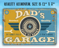 Dad's Garage - Metal Sign