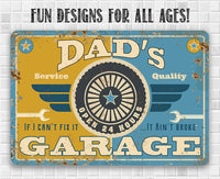 Dad's Garage - Metal Sign