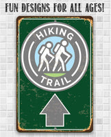 Hiking Trail - Metal Sign
