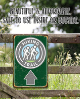 Hiking Trail - Metal Sign
