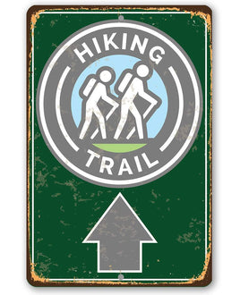 Hiking Trail - Metal Sign
