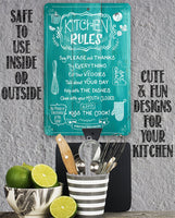 Kitchen Rules 2 - Metal Sign