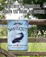 Nantucket Whaling Company - Metal Sign